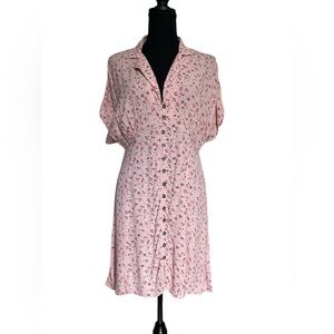 Wild Fable Woman’s Floral Pink Dress Medium Summer Spring Cottagecore
